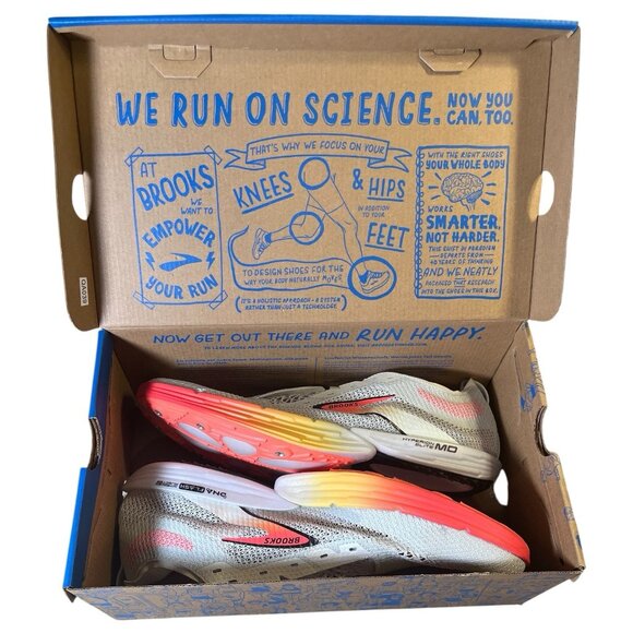 Brooks Hyperion Elite MD Running Spikes Grey Mid Distance Mens 13/ Womens 14.5 - Picture 15 of 16